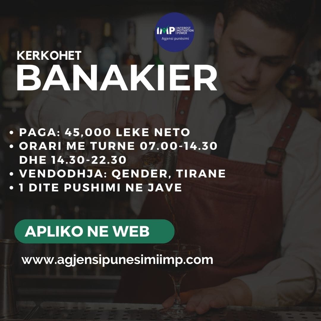 Qender, Kerkohet Banakier, Paga 45 000 Leke