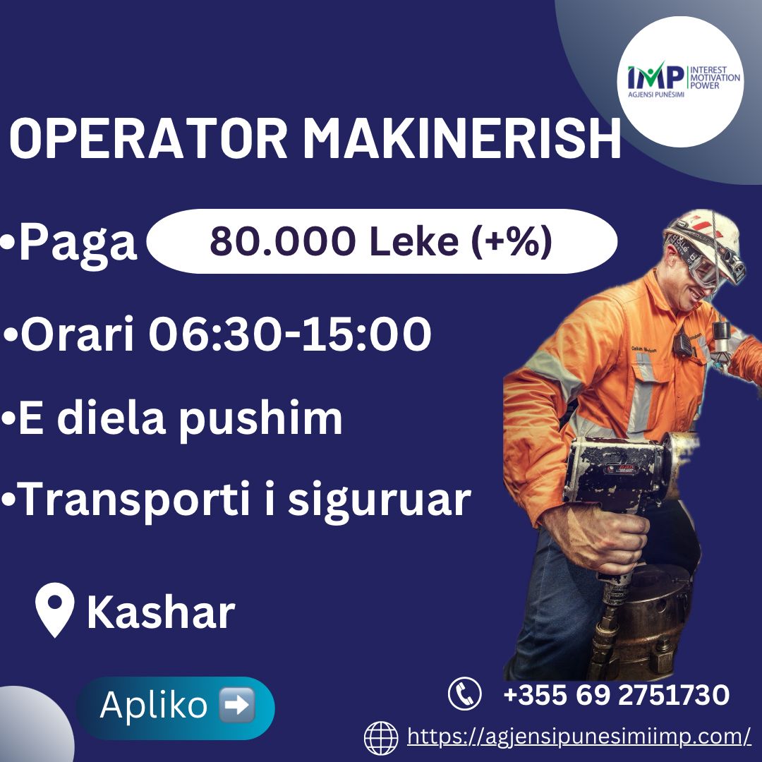 Operator Makinerish, Paga 80.000 Leke (+%)📍Kashar