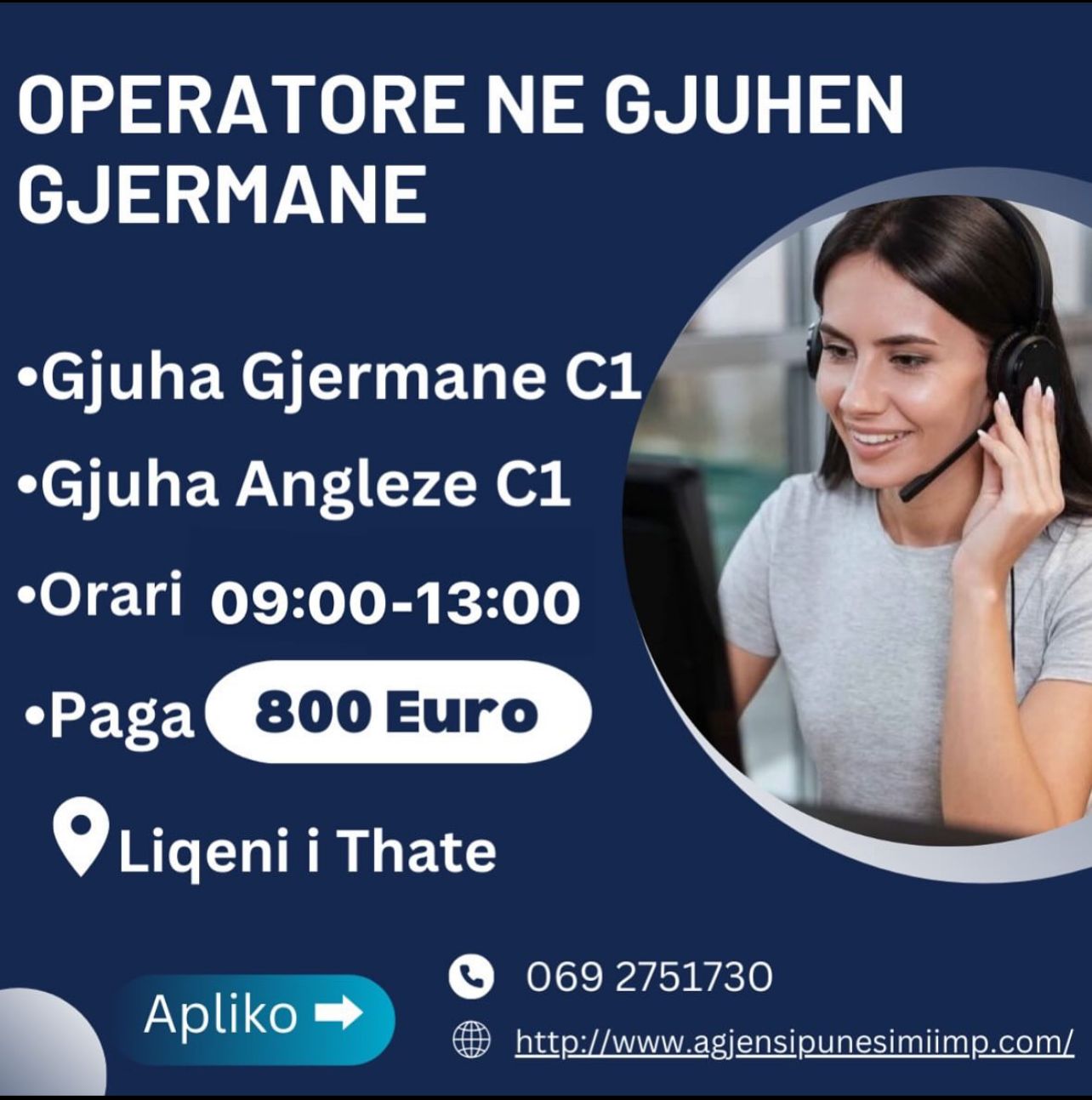 OPERATORE NE GJUHEN GJERMANE