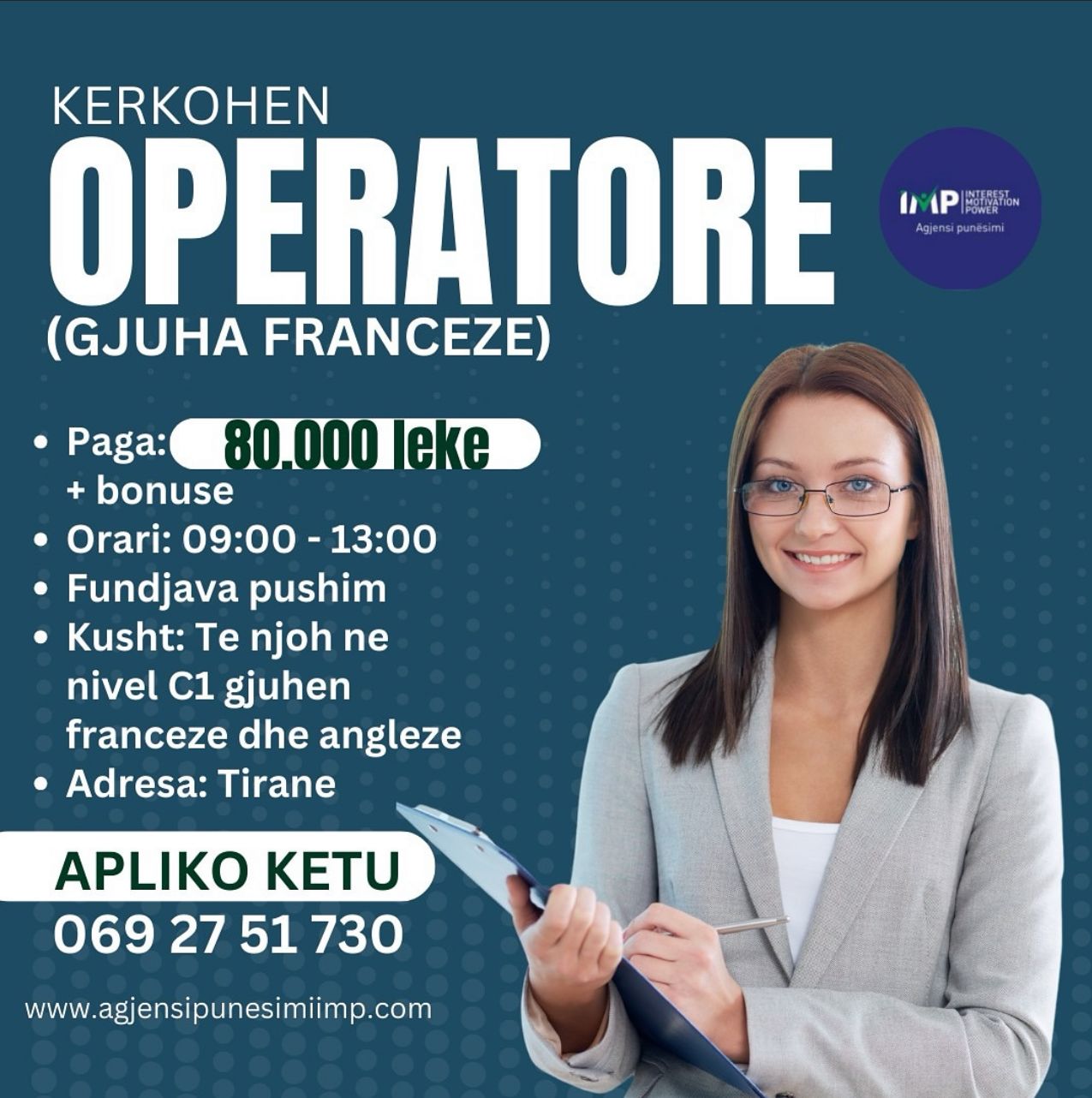 OPERATORE NE GJUHEN FRANGE