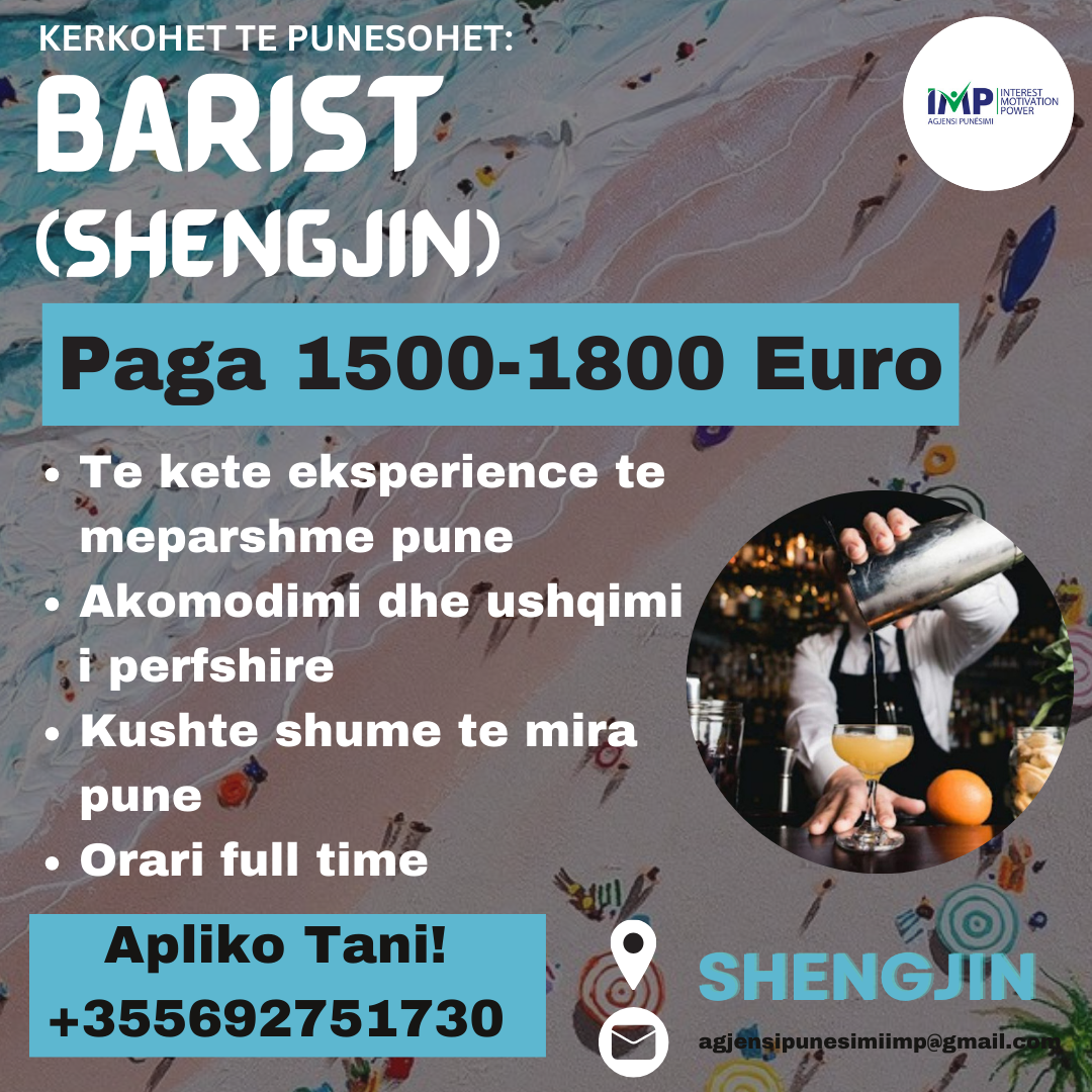 KERKOHET TE PUNESOHET BARIST, PAGA 1500-1800 EURO, SHENGJIN