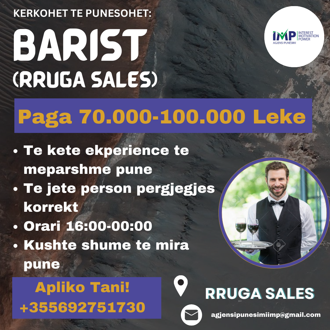 KERKOHET TE PUNESOHET BARIST, PAGA 70.000 LEKE +, RRUGA SALES