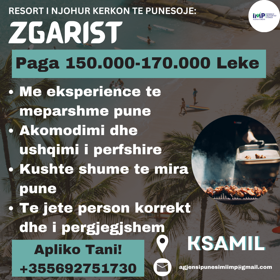 RESORT I NJOHUR KERKON TE PUNESOJE ZGARIST, PAGA 150.000- 170.000 LEKE, KSAMIL