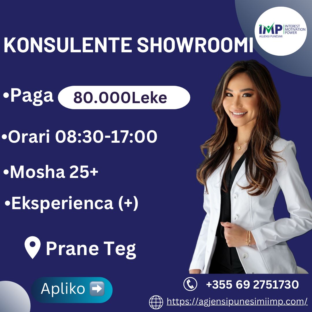 Konsulente Showroomi, Paga: 80 000 Leke